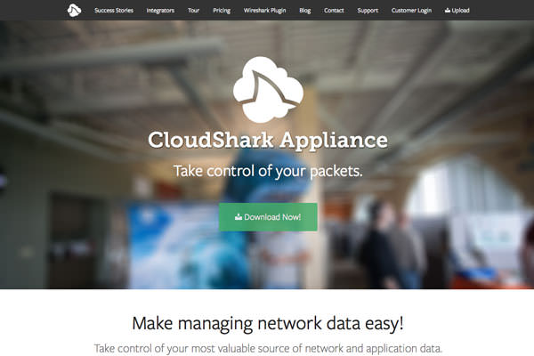 CloudShark Appliance homepage and documentation